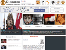 Tablet Screenshot of dicearco.it